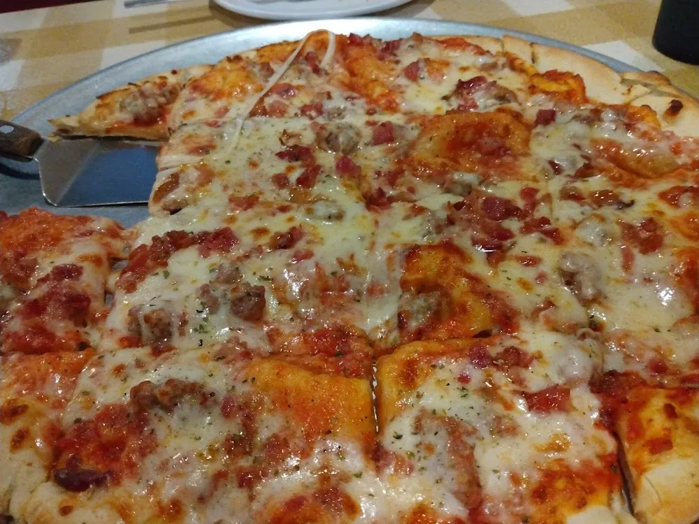 Sausage and Bacon Pizza
